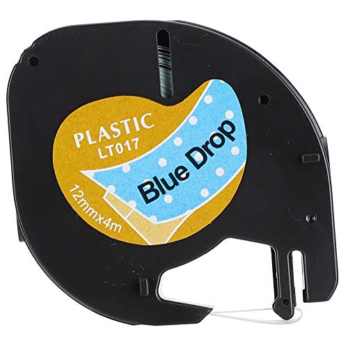 Thermalpapier Etikett Band Netter Etikett Ribbon Aufkleber Blue Droptyp für 12mm Thermalpapier Etikett Band Netter Etikett Ribbon Aufkleber Blue Droptyp für 12mm von LIYJTK