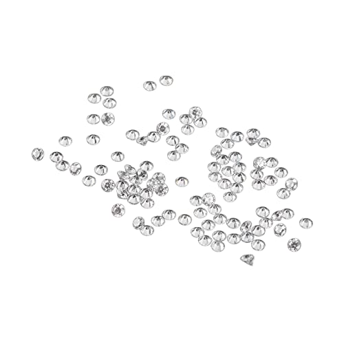 Transparente Strasssteine ​​exquisite Kristall -Edelsteine ​​Handwerk DIY -Schmuckdekoration 100pcs (2mm) von LIYJTK
