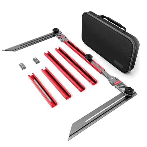 Treppenmesser Aluminium -Legierung 17,9 bis 58,9 Zoll Multifunktionaler Treppenmesswerkzeug -Messwerkzeug Jig Treppenmesser Aluminium -Legierung 17,9 bis 58,9 Zoll Multifunktionaler Treppenmesswerkzeug -Messwerkzeug Jig von LIYJTK