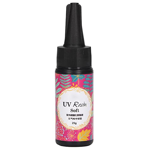UV -Harz klar, hartes Schrumpf UV -Kleber Kit Schmuck und Mobilfunkhülle DIY machen (25g) von LIYJTK