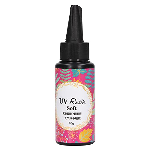UV -Harz klar, hartes Schrumpf UV -Kleber Kit Schmuck und Mobilfunkhülle DIY machen (60g) von LIYJTK
