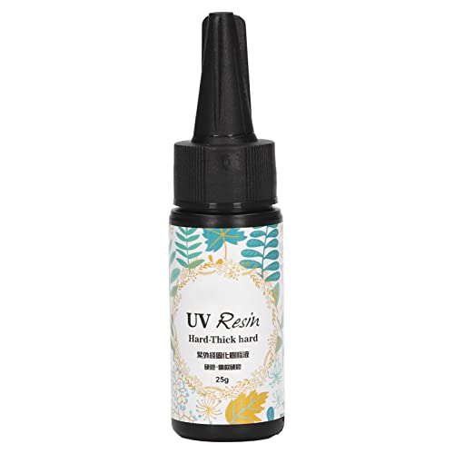 UV -Harzkleber transparent starke UV -Kristall -Epoxidschmuckhandwerk Dekorationen (25g) von LIYJTK