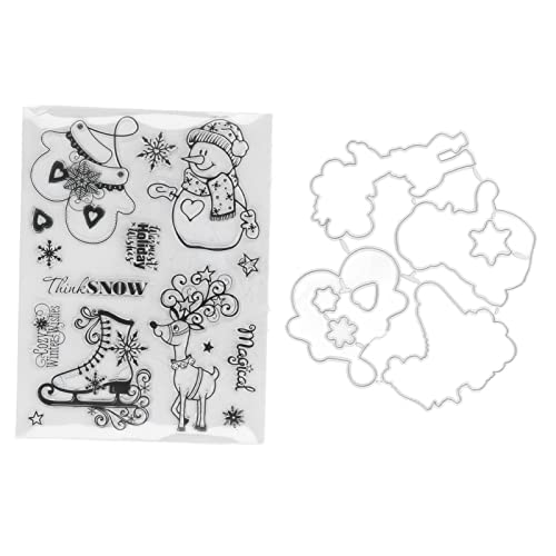 Weihnachtsmuster -Karten zum transparenten Briefmarken -Prägen -Set DIY -Sammelalbum für Weihnachten Crafters Weihnachtsmuster -Karten zum transparenten Briefmarken -Prägen -Set DIY -Sammelalbum für Weihnachten Crafters von LIYJTK