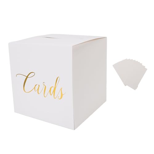 White Card Box Elegant 22x22x22.5cm Empfangskarten Hochzeitsfeierabschluss Zeremonie White Card Box Elegant 22x22x22.5cm Empfangskarten Hochzeitsfeierabschluss Zeremonie von LIYJTK