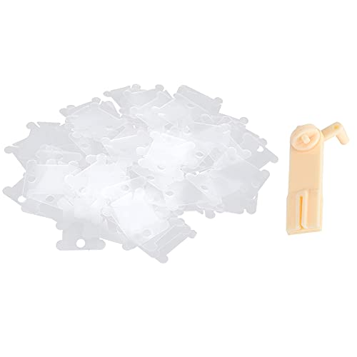 Woll winder Hand gewinde Bobbins Stickerei DIY Stitch 100PCS Wickel platte Näh werkzeug Tragbares Leicht gewicht Kompakt Einfach Tragen Indoor Outdoor Organizer von LIYJTK