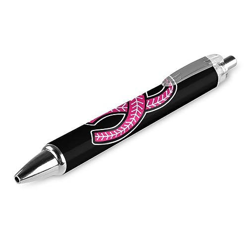 LIYvde Kugelschreiber mit Schleife, für Brustkrebs-Bewusstsein, einziehbarer Stift, Arbeitsstifte, Rollkugelschreiber für Büro, Zuhause, 1 Stück LIYvde Kugelschreiber mit Schleife, für Brustkrebs-Bewusstsein, einziehbarer Stift, Arbeitsstifte, Rollkugelschreiber für Büro, Zuhause, 1 Stück von LIYvde