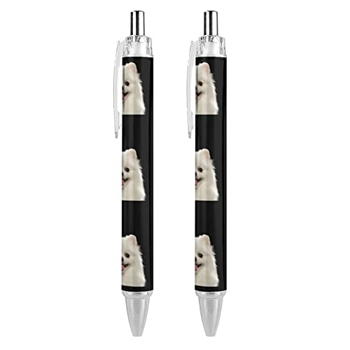 LIYvde Kugelschreiber mit Spitzspitz, einziehbar, für Männer und Frauen, Büro, Geschenk, 2 Stück von LIYvde