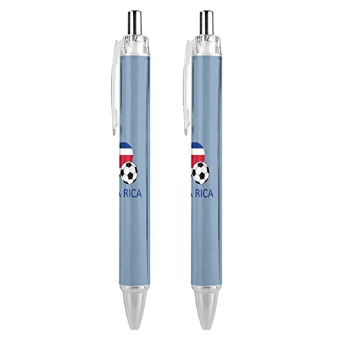 LIYvde Love Costa Soccer Kugelschreiber mit schwarzer Tinte, glattes Schreiben, Kugelschreiber für Büro, Schule, 2 Stück LIYvde Love Costa Soccer Kugelschreiber mit schwarzer Tinte, glattes Schreiben, Kugelschreiber für Büro, Schule, 2 Stück von LIYvde