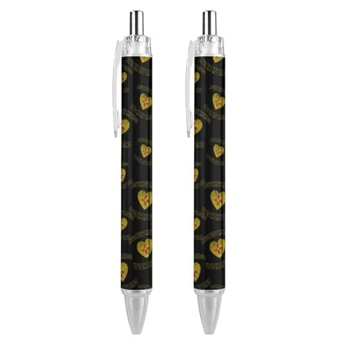 LIYvde Love New Mexico State MyCute Kugelschreiber, einziehbarer Kugelschreiber, 0,5 mm, für Damen und Herren, Büro, 4 Stück von LIYvde