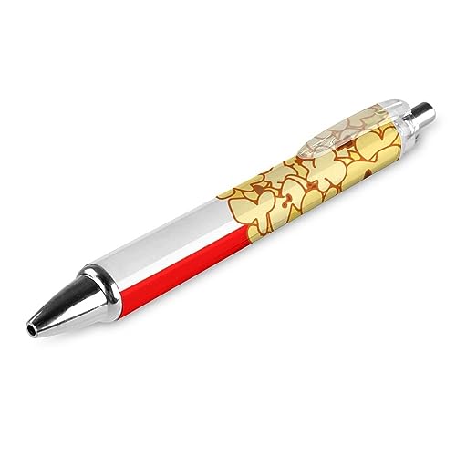 LIYvde Popcorn-Kugelschreiber, einziehbarer Stift, Arbeitsstifte, Rollkugelschreiber für Büro, Zuhause, 1 Stück von LIYvde