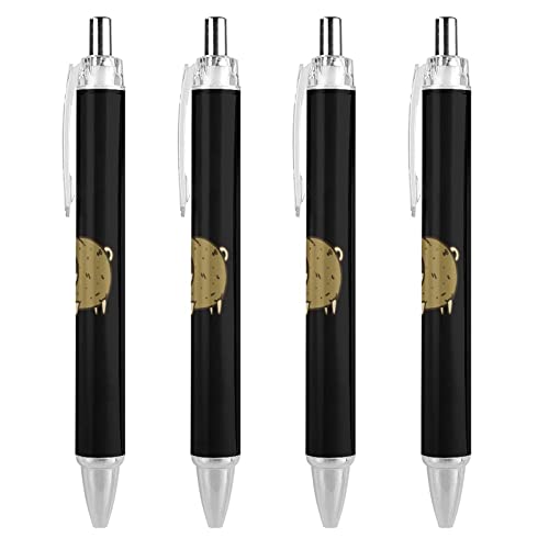 LIYvde Puglie Potato Kugelschreiber mit schwarzer Tinte, glattes Schreiben, Kugelschreiber für Büro, Schule, 4 Stück LIYvde Puglie Potato Kugelschreiber mit schwarzer Tinte, glattes Schreiben, Kugelschreiber für Büro, Schule, 4 Stück von LIYvde