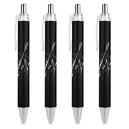 LIYvde Skeleton Bass Gitarre Dekorative Schwarze Tinte Kugelschreiber Glattes Schreiben Kugelschreiber für Büro Schule 4 Stück LIYvde Skeleton Bass Gitarre Dekorative Schwarze Tinte Kugelschreiber Glattes Schreiben Kugelschreiber für Büro Schule 4 Stück von LIYvde