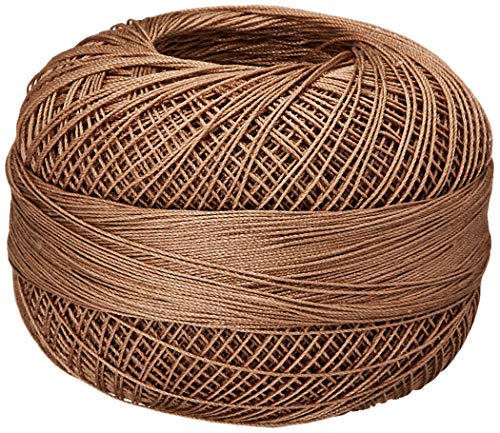 LIZBETH Baumwollgarn, Größe 80, HH80, 10 g, Mokkabraun Medium LIZBETH Baumwollgarn, Größe 80, HH80, 10 g, Mokkabraun Medium von LIZBETH
