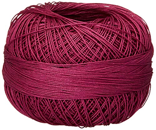 LIZBETH Größe 80 HH80 Baumwollgarn, 180 m, 10 g, Baumwolle, English Rose Dk von LIZBETH