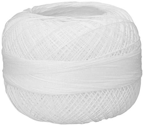 LIZBETH Größe 80 HH80 Baumwollgarn, 180 m, 10 g, Baumwolle, Natürlich, 168 von LIZBETH