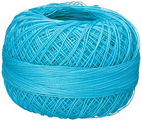 LIZBETH Größe 80 HH80 Baumwollgarn, 180 m, 10 g, Baumwolle, Ocean Turquoise Lt von LIZBETH