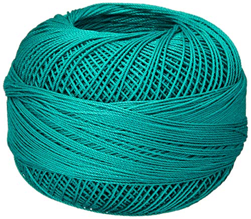 LIZBETH Handy Hands Baumwollgarn, 25 g, Dunkles Seegrün von LIZBETH