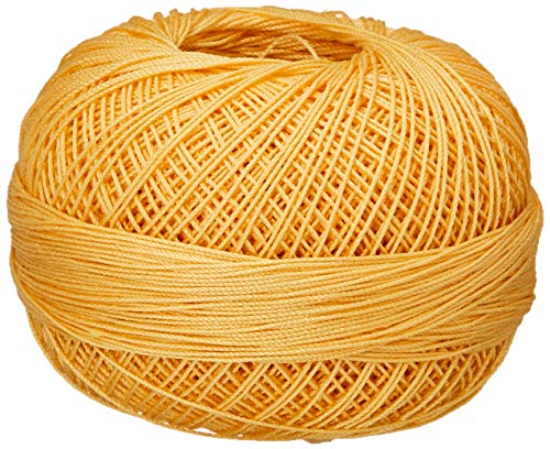 LIZBETH Handy Hands Baumwollgarn, 25 g, mittelgroß, Goldgelb LIZBETH Handy Hands Baumwollgarn, 25 g, mittelgroß, Goldgelb von LIZBETH