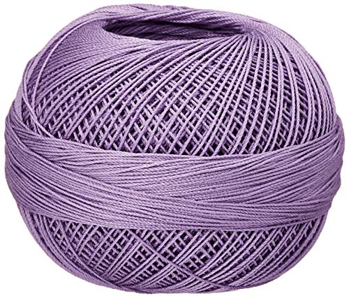 LIZBETH Handy Hands Baumwollgarn, 25 g, mittelviolett von LIZBETH