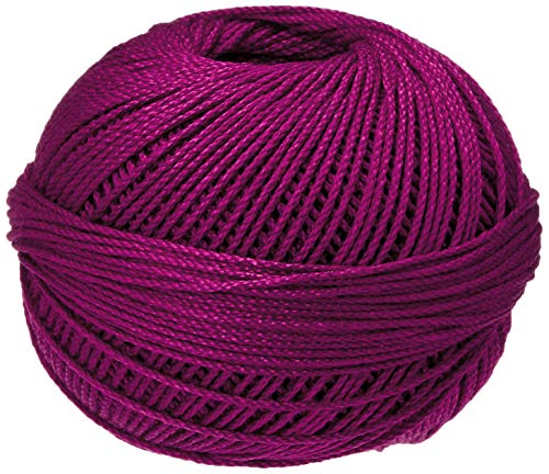 LIZBETH Handy Hands Premium Baumwollfaden, Größe 3, Boysenberry dunkel LIZBETH Handy Hands Premium Baumwollfaden, Größe 3, Boysenberry dunkel von LIZBETH