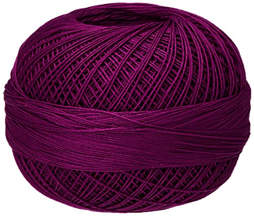 LIZBETH Handy Hands Premium Baumwollfaden, Größe 40, Boysenberry dunkel LIZBETH Handy Hands Premium Baumwollfaden, Größe 40, Boysenberry dunkel von LIZBETH