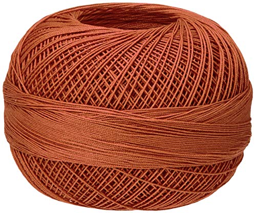 LIZBETH Handy Hands Premium Baumwollfaden, Medium, Harvest Orange von LIZBETH