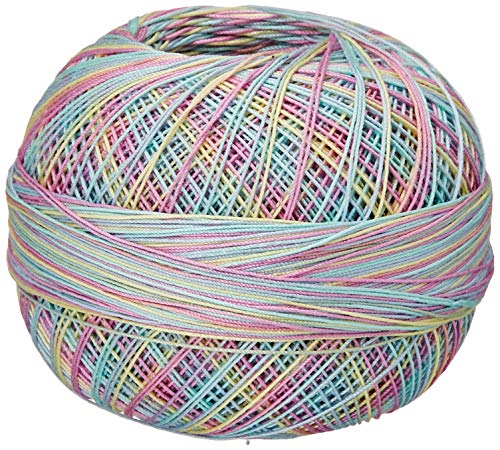 LIZBETH Handy Hands Premium Baumwollgarn, Größe 40, Butterfly Breeze von LIZBETH