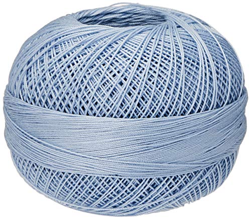 LIZBETH Handy Hands Premium Baumwollgarn, Größe 40, Denim Blue Light von LIZBETH