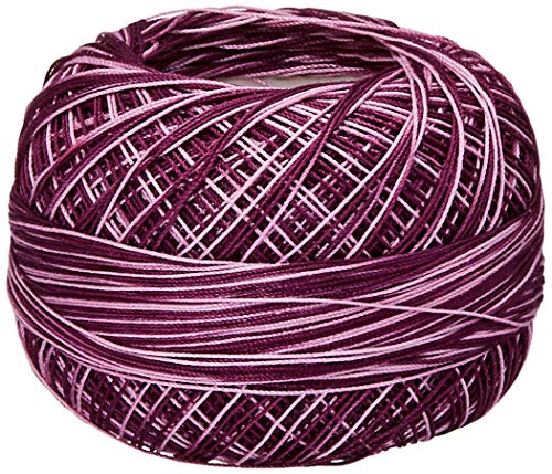 LIZBETH Size 80 HH80 Baumwollgarn, 180 m, 10 g, Country Grape Swirl LIZBETH Size 80 HH80 Baumwollgarn, 180 m, 10 g, Country Grape Swirl von LIZBETH