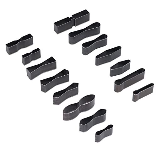 15pcs Hohlpunschstempel hoher Kohlenstoffstahl langlebiger Loch -Loch -Loch -Loch -Set Leder Stoff Clay Gummi Kunststoff Manuelle Stanzmaschine von LIZEALUCKY