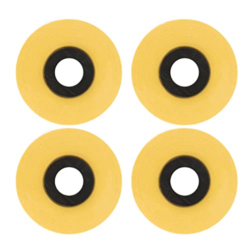 4 Roll -Etikett -Maker -Klebeband 5 mm breites Ersatz 8m lang für maxe LM370 LM380 LM390 Aufkleber (Gelb) von LIZEALUCKY