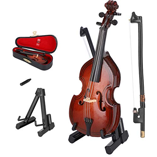 Hölzerne Mini -Bass -Ornamente Musikinstrument Model Home Decor 10 cm Hölzerne Mini -Bass -Ornamente Musikinstrument Model Home Decor 10 cm von LIZEALUCKY