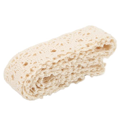 Spitzenbänder klare Muster Quiltzubehör elegante Stil Weihnachten Hochzeitsdekoration 20 Meter 2 cm (Beige) von LIZEALUCKY