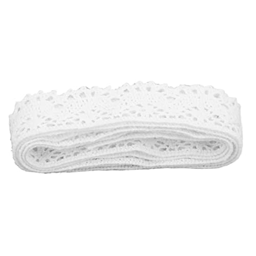 Spitzenbänder klare Muster Quiltzubehör elegante Stil Weihnachten Hochzeitsdekoration 20 Meter 2 cm (Weiß) von LIZEALUCKY