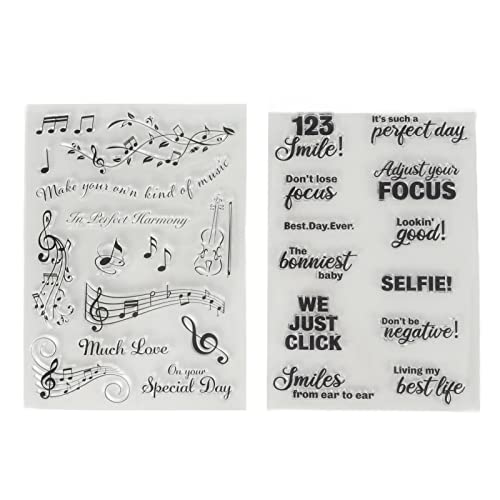Transparent Stempel waschbar wiederverwendbares DIY Hand Account Album Begrüßungskarte Stempel 2 PCs Transparent Stempel waschbar wiederverwendbares DIY Hand Account Album Begrüßungskarte Stempel 2 PCs von LIZEALUCKY