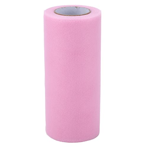 Tulle Roll Buntes Netzhandwerk für Puppenkleidung Hochzeit Dekoration 100 Meter (100 Größe - rosa) von LIZEALUCKY