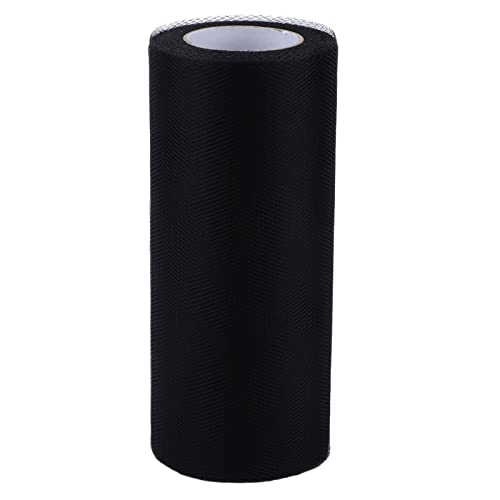 Tulle Roll Buntes Netzhandwerk für Puppenkleidung Hochzeit Dekoration 100 Meter (100 Meter - schwarz) von LIZEALUCKY