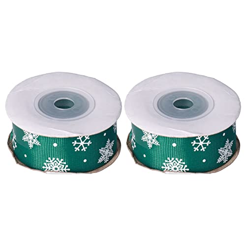 Weihnachten Schneeflocke Green Craft Ribbon DIY Gift Wrap Holiday Party Band 9m Weihnachten Schneeflocke Green Craft Ribbon DIY Gift Wrap Holiday Party Band 9m von LIZEALUCKY