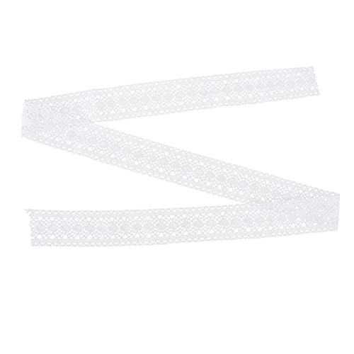 Weiße DIY Elegante Spitzenverkleidung 10 Meter weiches Baumwollband Vorhangkleidung Handwerk Weiße DIY Elegante Spitzenverkleidung 10 Meter weiches Baumwollband Vorhangkleidung Handwerk von LIZEALUCKY