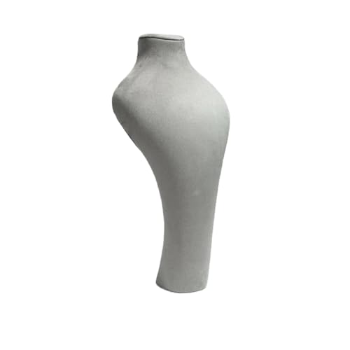 LIZHAYG Schmuck Display Luxuly Schmuckständer for Halskette, Schaufensterpuppe, Büste, Anhänger, Schaufenster, Requisiten(Gray) von LIZHAYG