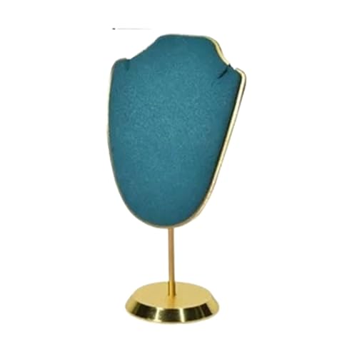 LIZHAYG Schmuck Display Mini-Halskettenhalter-Anhänger-Display, 11 cm ~ 15 cm hoch, Schmuck-Mannequin-Büste(BLUE-1,15cm) von LIZHAYG