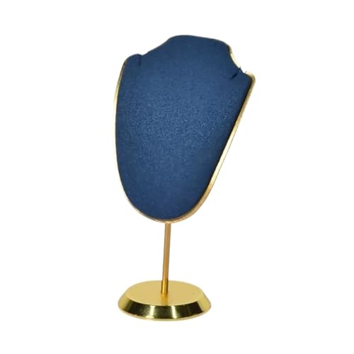 LIZHAYG Schmuck Display Mini-Halskettenhalter-Anhänger-Display, 11 cm ~ 15 cm hoch, Schmuck-Mannequin-Büste(BLUE-2,11cm) von LIZHAYG