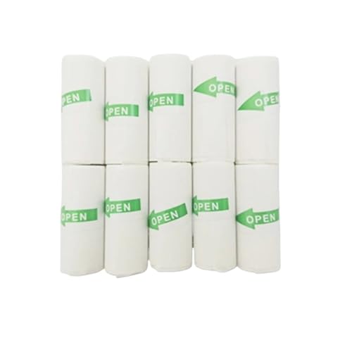 Thermorollen 58mm Mini Fotodrucker Papierrollen Thermopapier 57 * 25MM Weiße Farbe Geschenk DIY Aufkleber Label Quittung Rechnung Selbstklebendes Papier(10 Rolls stickers) von LIZHAYG