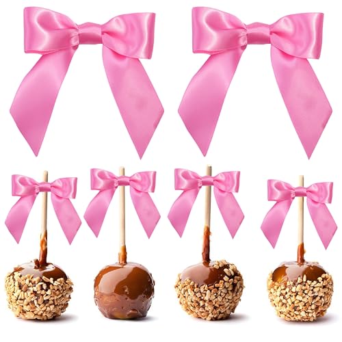 LIZLOVESS Satinschleifen, vorgebunden, rosa Geschenkschleifen für Bastelarbeiten, Leckerli-Tüten, Partygeschenke, Hochzeit, Babyparty, Süßigkeiten-Apfel, Cake-Pops, 36 Stück LIZLOVESS Satinschleifen, vorgebunden, rosa Geschenkschleifen für Bastelarbeiten, Leckerli-Tüten, Partygeschenke, Hochzeit, Babyparty, Süßigkeiten-Apfel, Cake-Pops, 36 Stück von LIZLOVESS