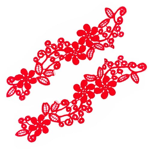 1 Paar Elegante Blumenspitzenapplikation Braut Hochzeitsverzerrung Applikationen Für Hochzeitskleidendekorationen von LIbgiubhy