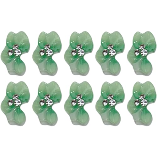 10 x Blumen-3D-Nägel, verschiedene Blumennägel, Harz-Strasssteine für Maniküre-Zubehör 10 x Blumen-3D-Nägel, verschiedene Blumennägel, Harz-Strasssteine für Maniküre-Zubehör von LIbgiubhy