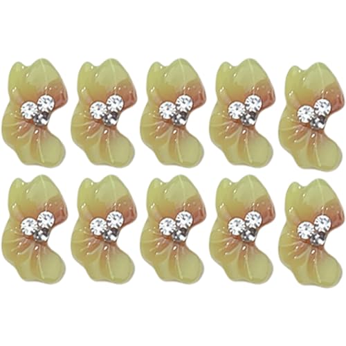 10 x Blumen-3D-Nägel, verschiedene Blumennägel, Harz-Strasssteine für Maniküre-Zubehör 10 x Blumen-3D-Nägel, verschiedene Blumennägel, Harz-Strasssteine für Maniküre-Zubehör von LIbgiubhy