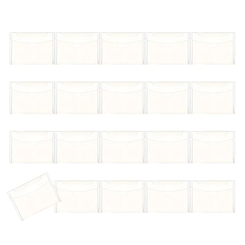 20 Stück Dokumenten-Umschläge, Aufbewahrungstasche, transparent, große Kapazität, wasserabweisend, Dokumentenmappe für Papierakten, Fotos 20 Stück Dokumenten-Umschläge, Aufbewahrungstasche, transparent, große Kapazität, wasserabweisend, Dokumentenmappe für Papierakten, Fotos von LIbgiubhy