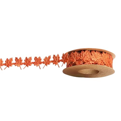 3 Rollen Blattbänder Bastelbänder Grün Orange Dekorative Bänder Herbstbänder für Thanksgiving Dekorationen 3 Rollen Blattbänder Bastelbänder Grün Orange Dekorative Bänder Herbstbänder für Thanksgiving Dekorationen von LIbgiubhy