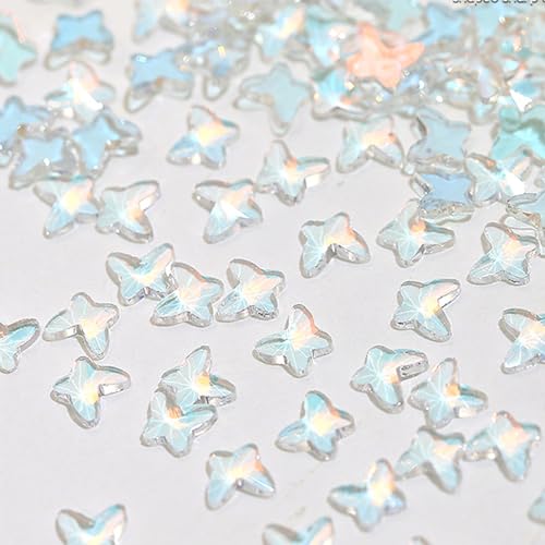 3D-Kristall-Strasssteine, flache Rückseite, klare Edelsteine für Nägel, Kunstdekoration, Diamanten 3D-Kristall-Strasssteine, flache Rückseite, klare Edelsteine für Nägel, Kunstdekoration, Diamanten von LIbgiubhy